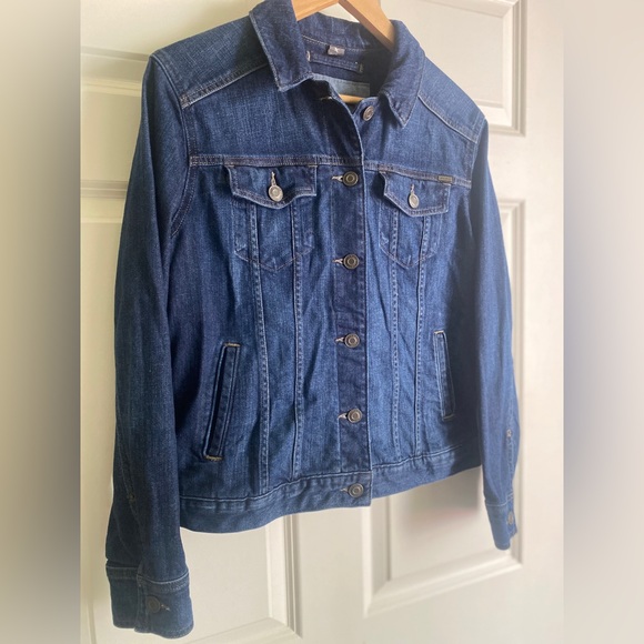 EDDIE BAUER Women’s Denim Jacket Size L - Picture 2 of 11